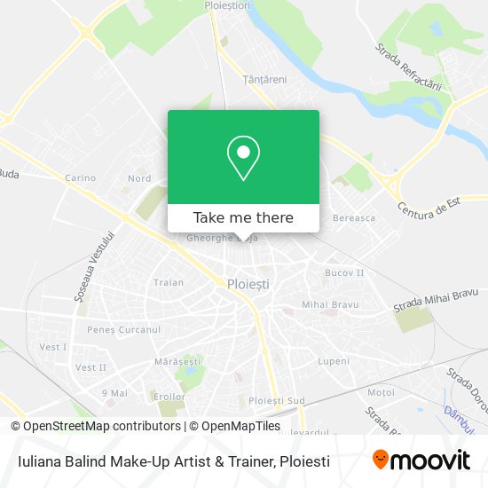 Iuliana Balind Make-Up Artist & Trainer map