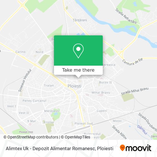 Alimtex Uk - Depozit Alimentar Romanesc map