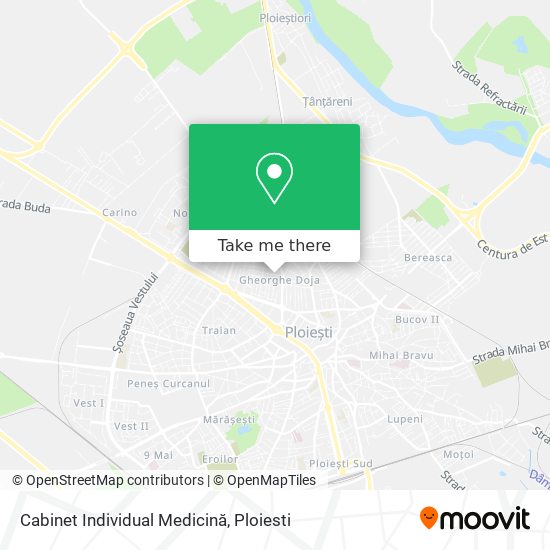 Cabinet Individual Medicină map