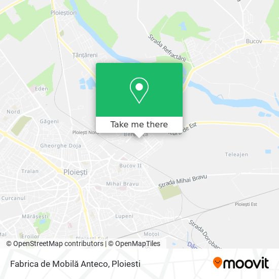 Fabrica de Mobilă Anteco map