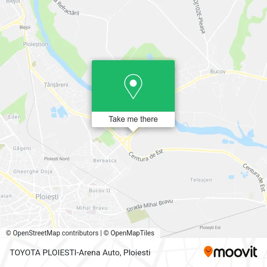 TOYOTA PLOIESTI-Arena Auto map