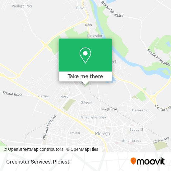 Greenstar Services map