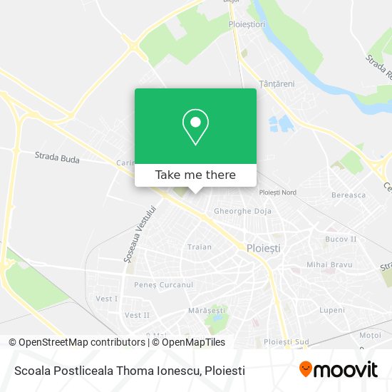 Scoala Postliceala Thoma Ionescu map