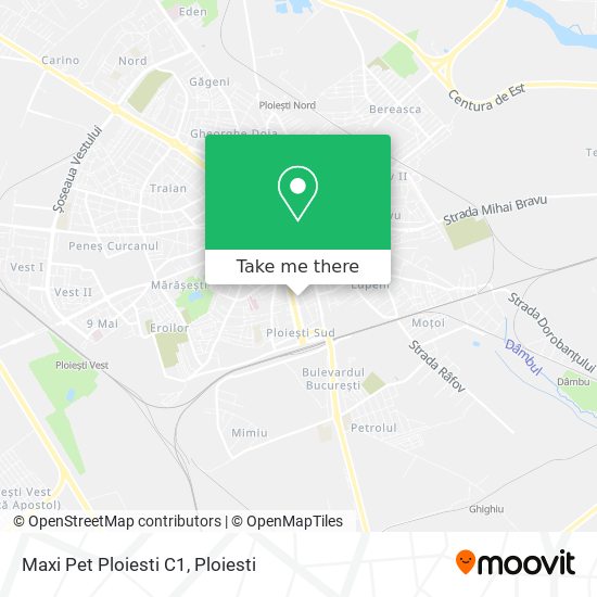 Maxi Pet Ploiesti C1 map