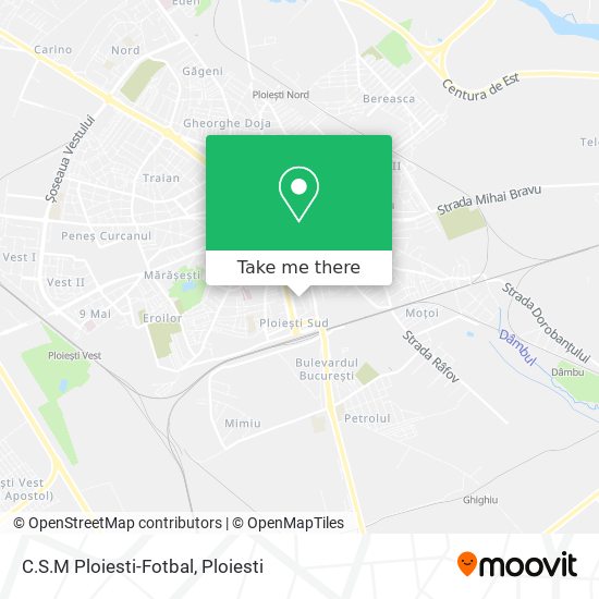 C.S.M Ploiesti-Fotbal map