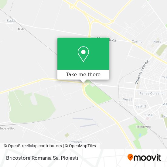 Bricostore Romania Sa map