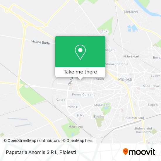 Papetaria Anomis S R L map