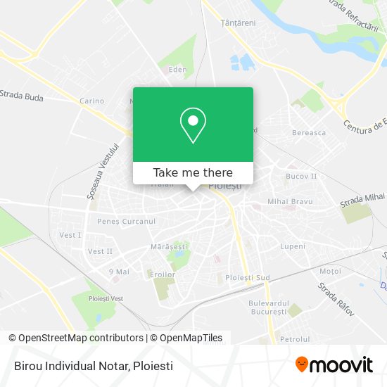 Birou Individual Notar map