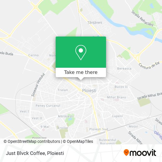 Just Blvck Coffee map