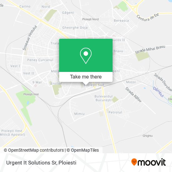 Urgent It Solutions Sr map