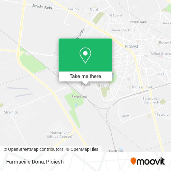 Farmaciile Dona map