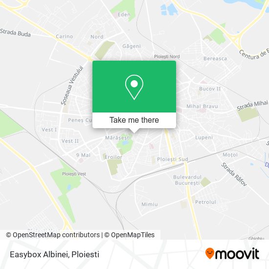 Easybox Albinei map