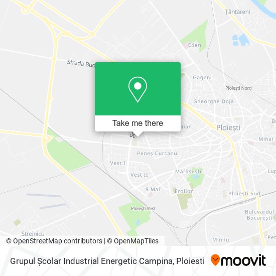 Grupul Școlar Industrial Energetic Campina map