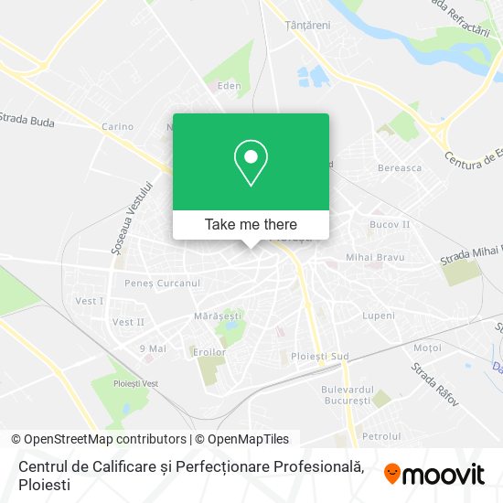 Centrul de Calificare și Perfecționare Profesională map