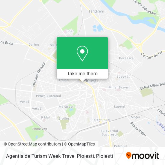 Agentia de Turism Week Travel Ploiesti map