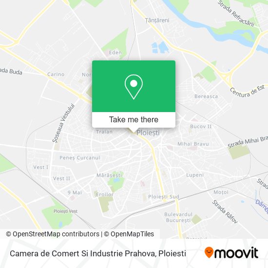 Camera de Comert Si Industrie Prahova map