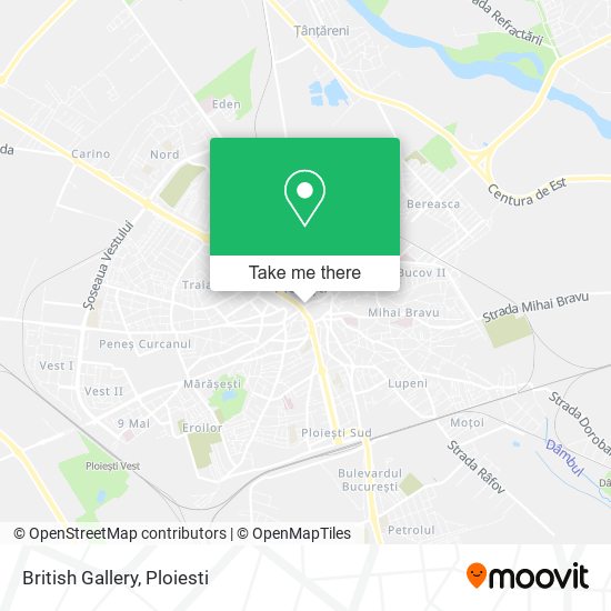 British Gallery map