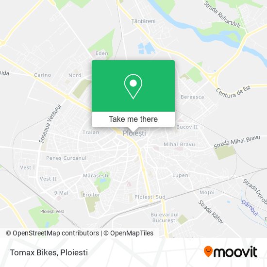 Tomax Bikes map