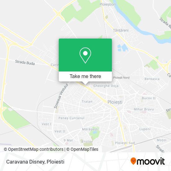 Caravana Disney map