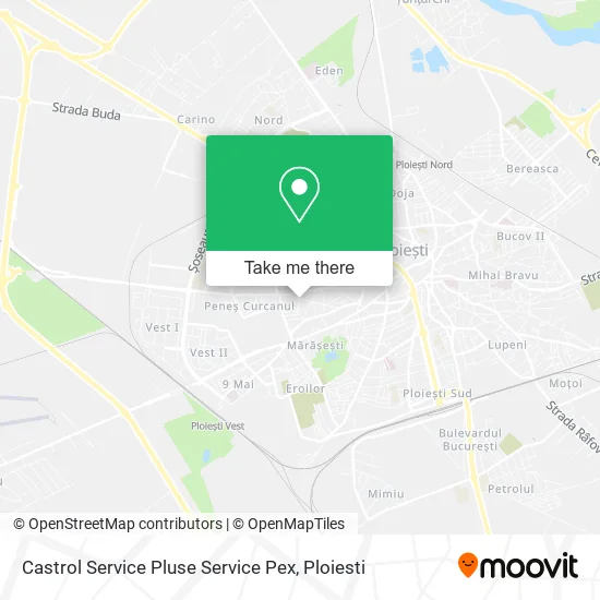 Castrol Service Pluse Service Pex map