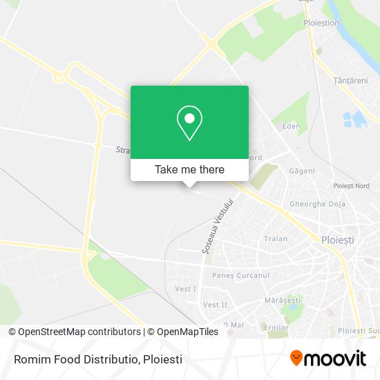 Romim Food Distributio map