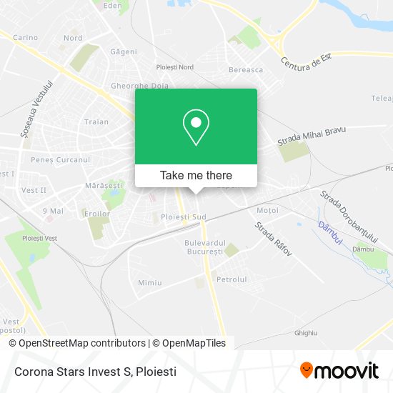 Corona Stars Invest S map