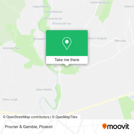 Procter & Gamble map