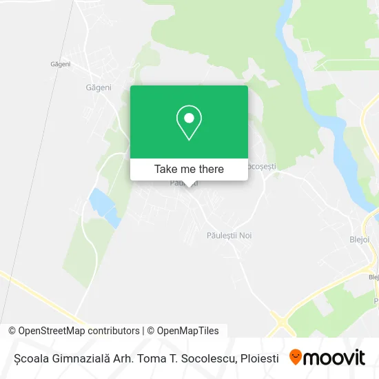 Școala Gimnazială Arh. Toma T. Socolescu map