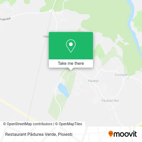 Restaurant Pãdurea Verde map