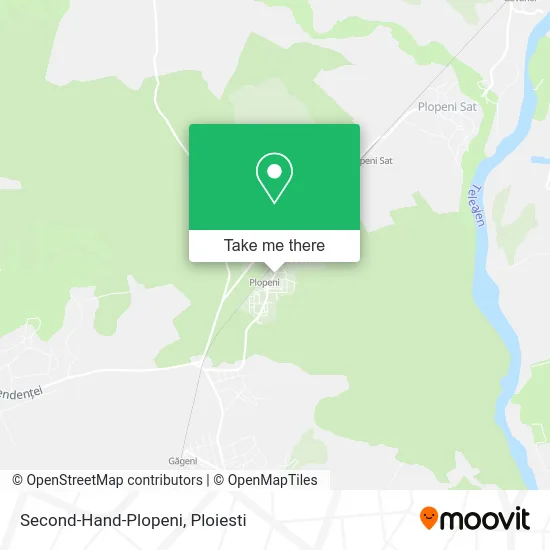 Second-Hand-Plopeni map