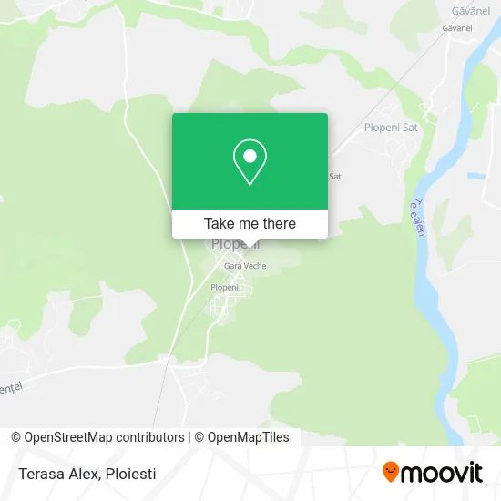 Terasa Alex map
