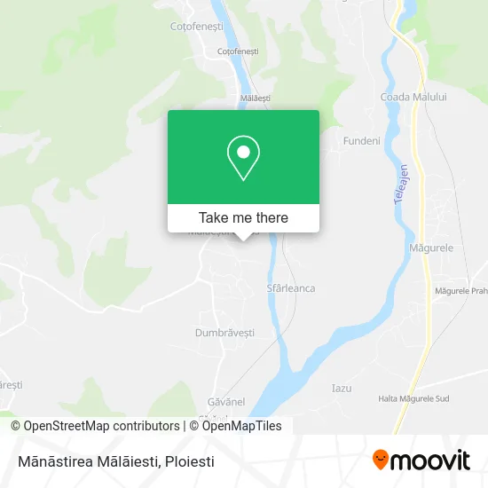 Mãnãstirea Mãlãiesti map