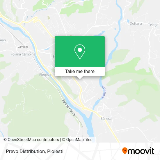 Prevo Distribution map