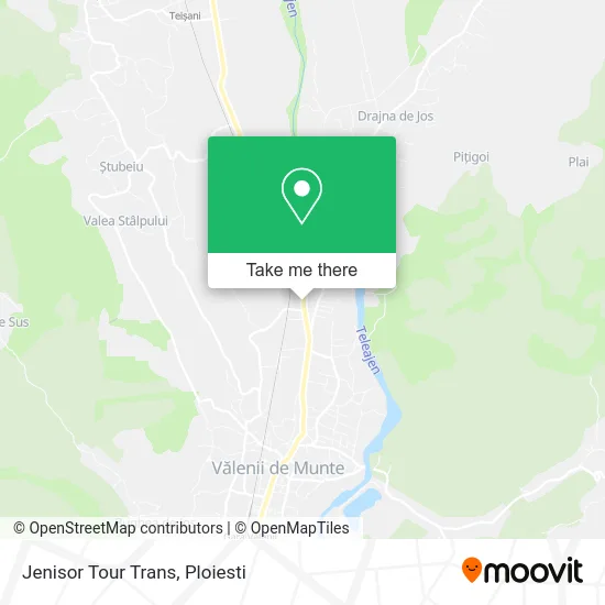 Jenisor Tour Trans map