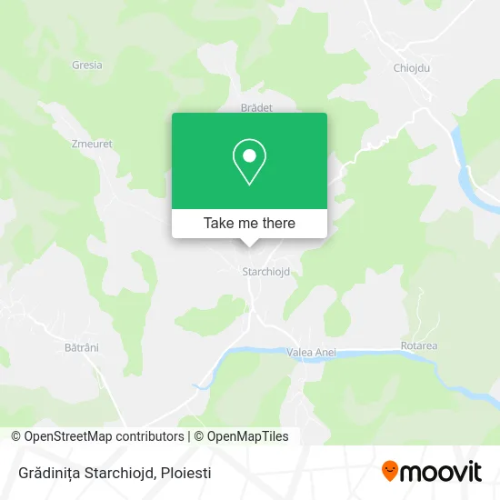 Grădinița Starchiojd map