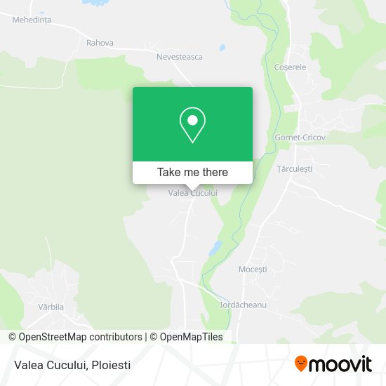 Valea Cucului map