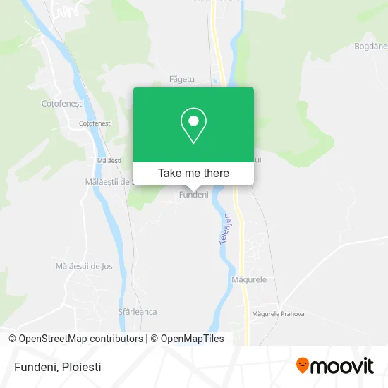 Fundeni map