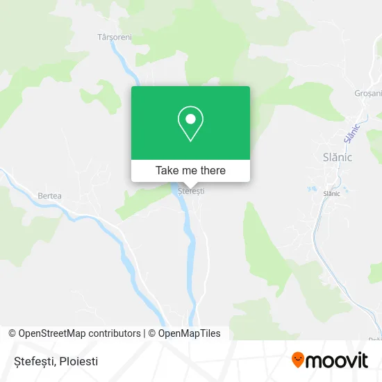 Ștefești map