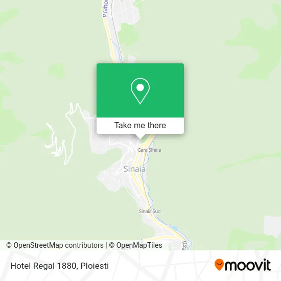 Hotel Regal 1880 map