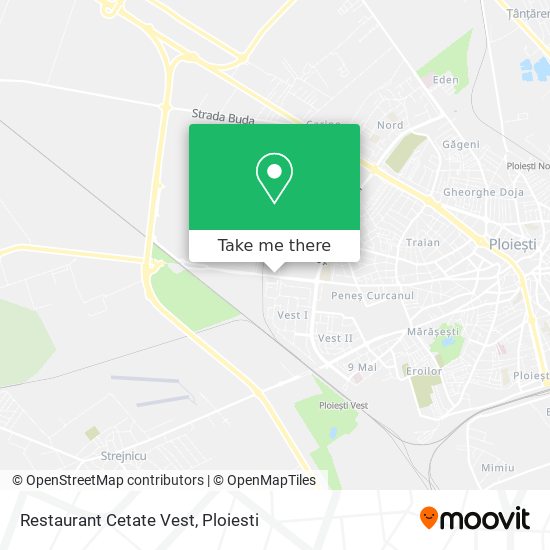 Restaurant Cetate Vest map