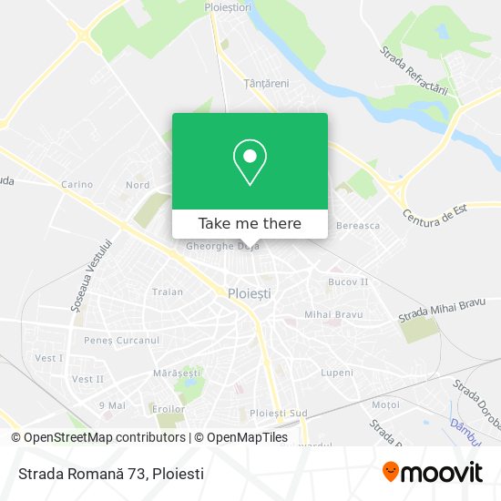 Strada Romană 73 map