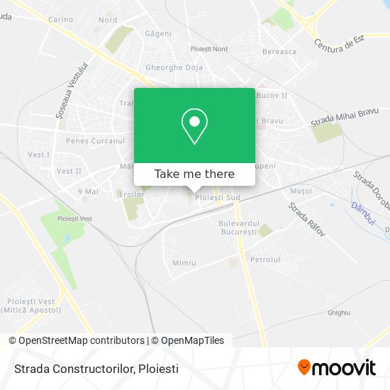 Strada Constructorilor map