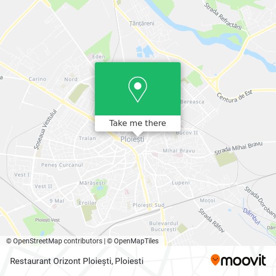Restaurant Orizont Ploiești map