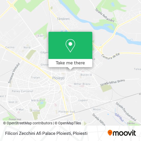 Filicori Zecchini Afi Palace Ploiesti map