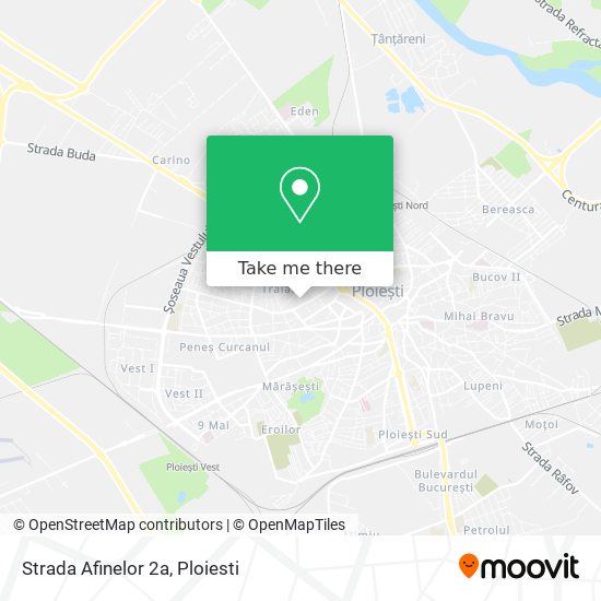 Strada Afinelor 2a map