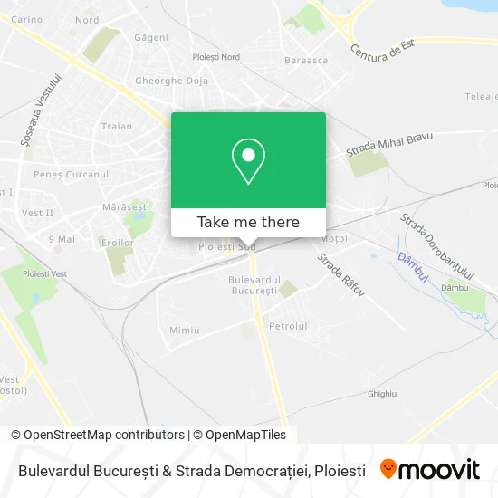 Bulevardul București & Strada Democrației map