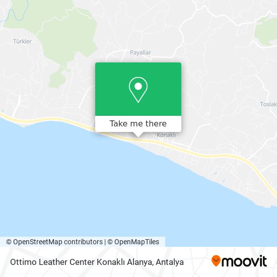 Ottimo Leather Center Konaklı Alanya map