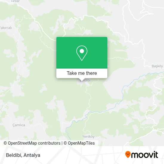 Beldibi map