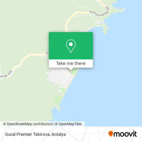 Gural Premier Tekirova map