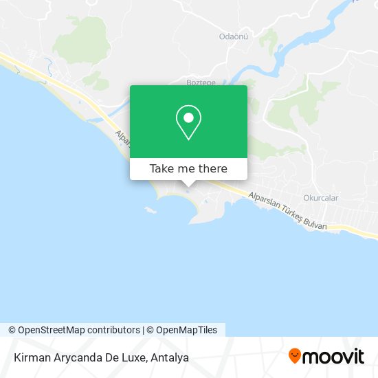 Kirman Arycanda De Luxe map